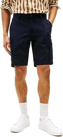 Tommy Hilfiger Men's 6 Pocket Stretch Cotton Cargo Shorts on Amazon.ae - Price Tracker