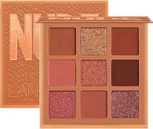 Eye Shadow Palette – Waterproof 9-Color Eyeshadow Palette | Matte & Shimmer Nude Browns | High-Pigment, Long-Lasting Eye Makeup for Women | Blendable, Smudge-Proof, Everyday to Glam Look (L9750-A) on Amazon.ae - Price Tracker