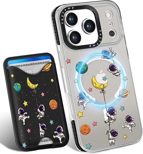 Toycamp for iPhone 17 Pro Max Case - Compatible with Magsafe Credit Card Holder Wallet Magnetic Cute Women Teen Girls Kawaii Girly Unique Man Boys Design Phone Cover for Apple 17 Promax on Amazon.ae - Price Tracker