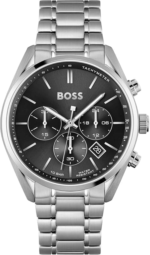 BOSS CHAMPION MENS BLACK DIAL on Amazon.ae - Price Tracker