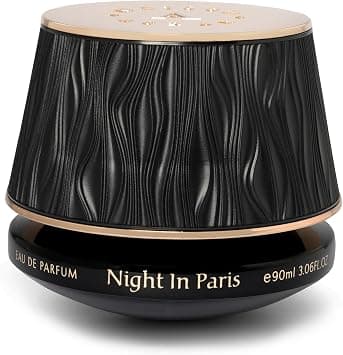 MAISON ASRAR Night in Paris Eau De Parfum EDP 90ml | Family: Floral Ambery, Top Notes: Lily of the valley, Rose, Heart Notes: Musk, Rose, Lily of the valley على Amazon.ae - متتبع الأسعار