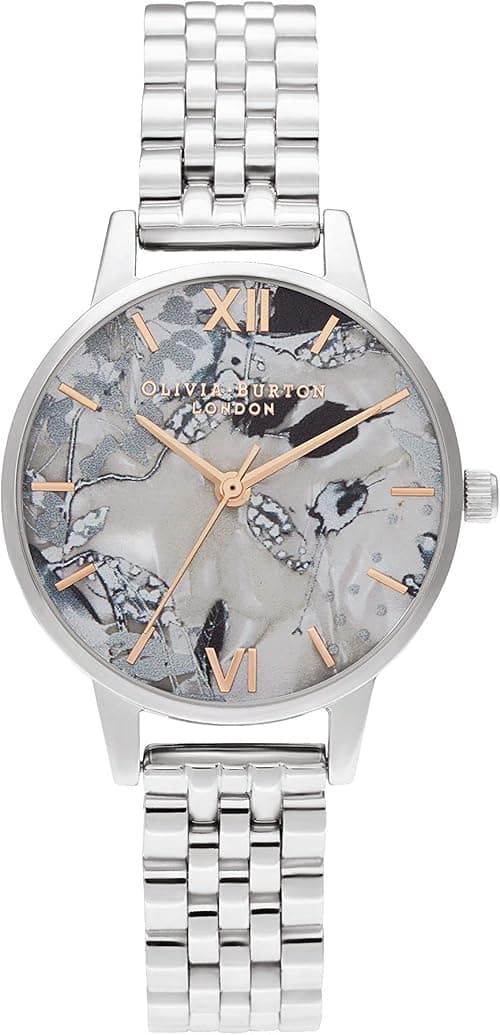 Olivia Burton Womens Quartz Watch, Analog Display And Stainless Steel Strap Ob16Vm38 on Amazon.ae - Price Tracker