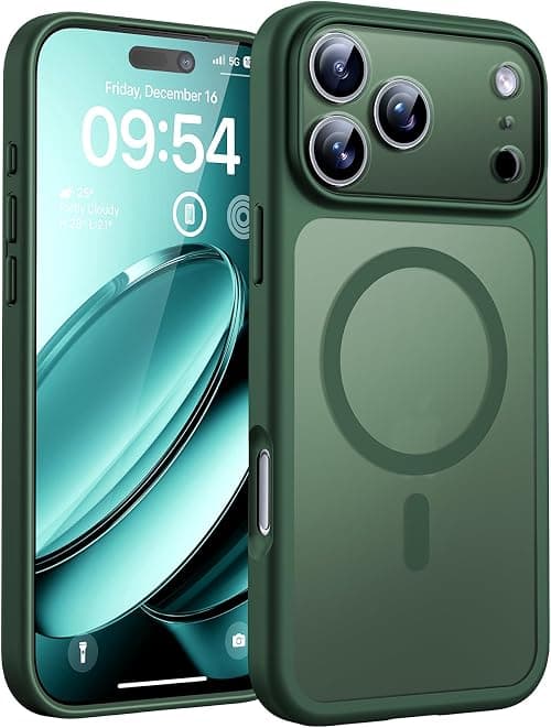 TOCOL for iPhone 17 Pro Max Case, Compatible with MagSafe, Alpine Green on Amazon.ae - Price Tracker