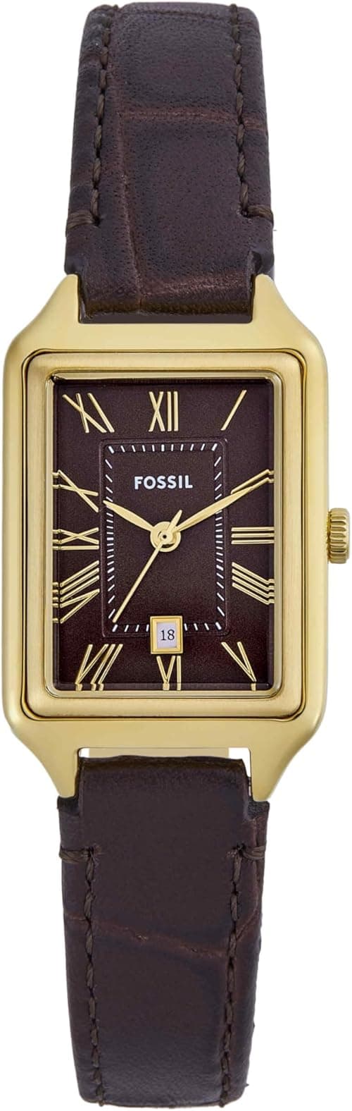 Fossil Women's Raquel Quartz Stainless Steel Three-Hand Watch on Amazon.ae - Price Tracker