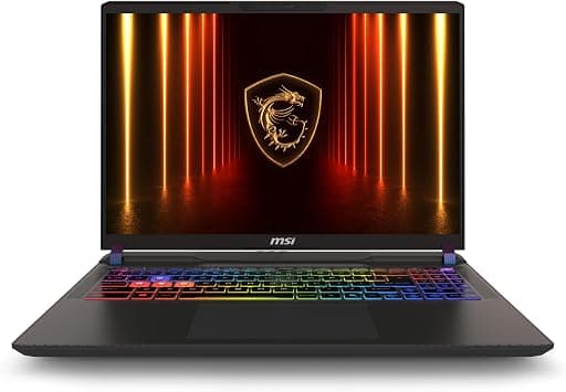 MSI (Upgraded) Vector 16 HX AI 16” 240Hz QHD+ Gaming Laptop: Intel Core Ultra 9-275HX, NVIDIA Geforce RTX 5070Ti, 32GB DDR5, 2TB NVMe SSD, Thunderbolt 5, Wi-Fi 7, Win 11 Pro: Cosmo Gray A2XWHG-060US on Amazon.ae - Price Tracker
