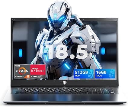 18.5 Inch Gaming Laptop with 7000 mAh Battery,AMD Ryzen 7430U UP to 4.3GHZ on Amazon - Best Deal Finder