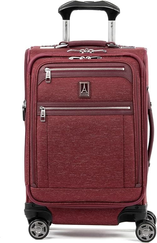 Travelpro Platinum Elite Softside Expandable Checked Luggage, 8 Wheel Spinner Large Suitcase, TSA Lock, Men and Women on Amazon.ae - Price Tracker