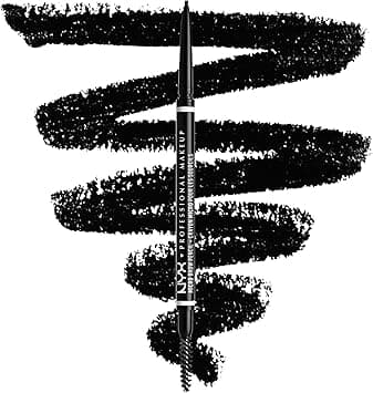 NYX Professional Makeup | Micro Brow Pencil, Precise Eyebrow Mechanical Pencil, Natural Look, Draws Ultra Fine Lines, Creamy, High-Pigmented - Black 08 on Amazon.ae - Price Tracker