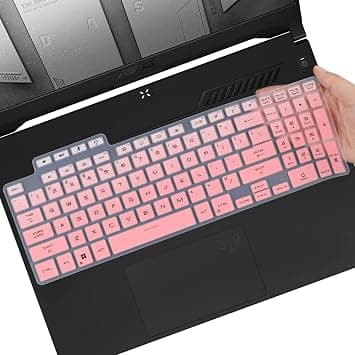 Keyboard Cover for ASUS TUF F16/TUF A16 2026 2025 2024, TUF A15 F15 FA507UI/UV/UU FX507ZC, TUF A17 F17 FA707RC/RE/RW/RM FA707XI/XV/XU/NV (NOT FIT 2022 or Older A15 A17 F15 F17) -OPink on Amazon.ae - Price Tracker