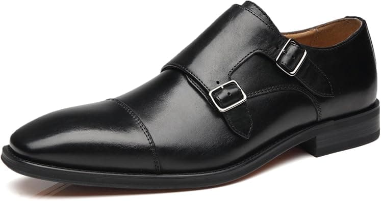 La Milano Men Dress Shoes Lace Up Oxford Classic Plain Toe Modern Formal Leather Shoes for على Amazon.ae - متتبع الأسعار