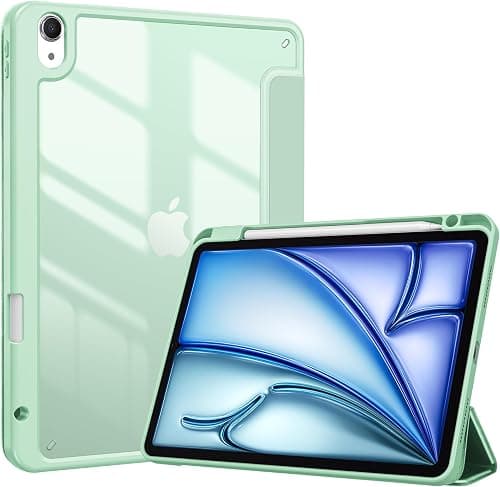 ProCase Smart Case for iPad Air 11-inch M4 (2026, 8th Gen) / M3 (2025) / M2 (2024) & 10.9 Inch iPad Air 5th (2022) & 4th (2020), Protective Cover with Pencil Holder -Green on Amazon.ae - Price Tracker