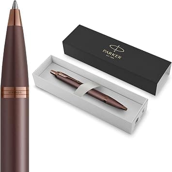 PARKER IM Monochrome Ballpoint Pen | Burgundy Finish and Trims | Blue Ink | Medium Point | Gift Box on Amazon.sa - Price Tracker