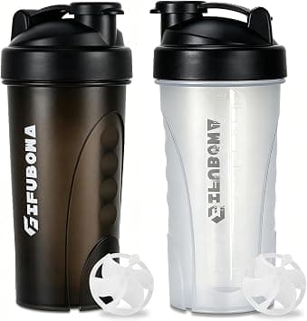 Shaker Bottle 2 Pack 28oz Protein Shake Cup for Gym Sport workout on Amazon - Best Deal Finder