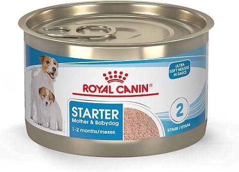 Royal Canin Size Health Nutrition Starter Mother & Babydog Mousse in Sauce Wet Dog Food, 5.8 oz Can (Case of 24) - Amazon.sa Price Tracker