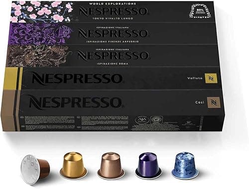 Nespresso OriginalLine Espresso Capsules, Variety Pack, VOLLUTO, ROMA, COSI, VIVALTO LUNGO, ARPEGGIO on Amazon.ae - Price Tracker