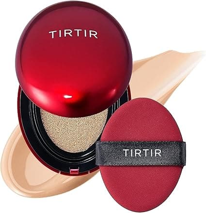 TIRTIR Mask Fit Red Cushion Foundation | Japan's No.1 Choice for Glass skin, Long-Lasting, Lightweight, Buildable Coverage, Semi-Matte (23N Sand, 0.63 Fl Oz (Pack of 1)) on Amazon.ae - Price Tracker