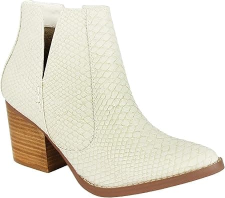 Not Rated Tarim Heeled V-Cut Bootie على Amazon.ae - متتبع الأسعار
