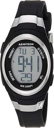 Armitron Sport Women's Digital Chronograph Resin Strap Watch, 45/7034 - Amazon.sa Price Tracker