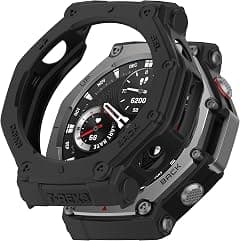 For Amazfit T-Rex 3 Case, Shockproof TPU Shell with Scratch-Resistant Surface, Durable Rugged Case for Amazfit T-Rex 3 Smartwatch, Black - متتبع أسعار Amazon.sa
