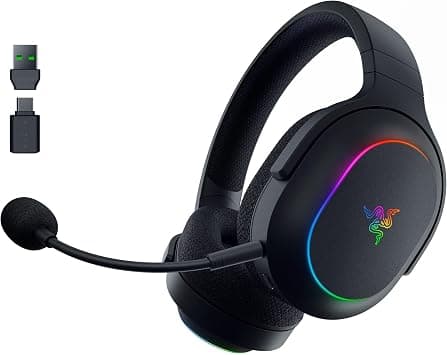 Razer Barracuda X Chroma Wireless Gaming Headset: 2.4GHz Wireless & Bluetooth, Lightweight, Chroma RGB, 40mm Drivers, Cardioid Mic, 70 Hr Battery, for PC, Mac, PS5, Switch, Smartphone - Black on Amazon - Best Deal Finder