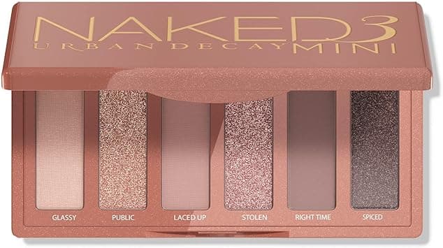 URBAN DECAY Naked 3 Mini Eyeshadow Palette, Soft Pink Neutral Eye Makeup, Matte & Shimmer Finish, 6 Rosy Nude Eye Shadows, Natural Everyday to Smokey Eye, Travel Friendly Size, Vegan, Cruelty-free on Amazon.ae - Price Tracker