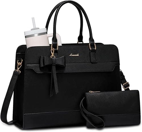 LOVEVOOK Laptop Tote Bag for Women,Leather Work Bag, Waterproof Business Teacher Bag,Large Computer Handbag Purse Briefcase,Office Gifts for Women على Amazon.ae - متتبع الأسعار