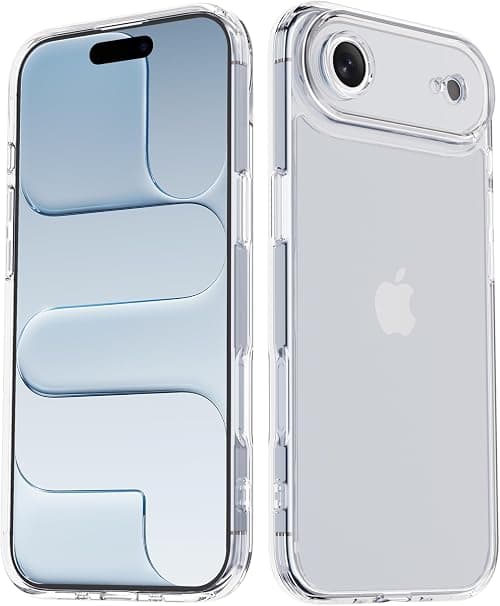 Mootobo Designed for iPhone 17 Air Case with Camera Lens Full Cover Protection, 10FT Military Grade Drop Protection Phone Case with Anti-Fingerprint Matte Back 6.5 inch - Clear on Amazon.ae - Price Tracker