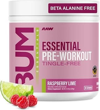 Raw Nutrition CBUM Essential Pre-Workout Powder - Energy, Focus & Pump Supplement with L-Citrulline & Beta Alanine - Chris Bumstead Signature Series Raspberry Lime - 324g (30 Servings) on Amazon.ae - Price Tracker