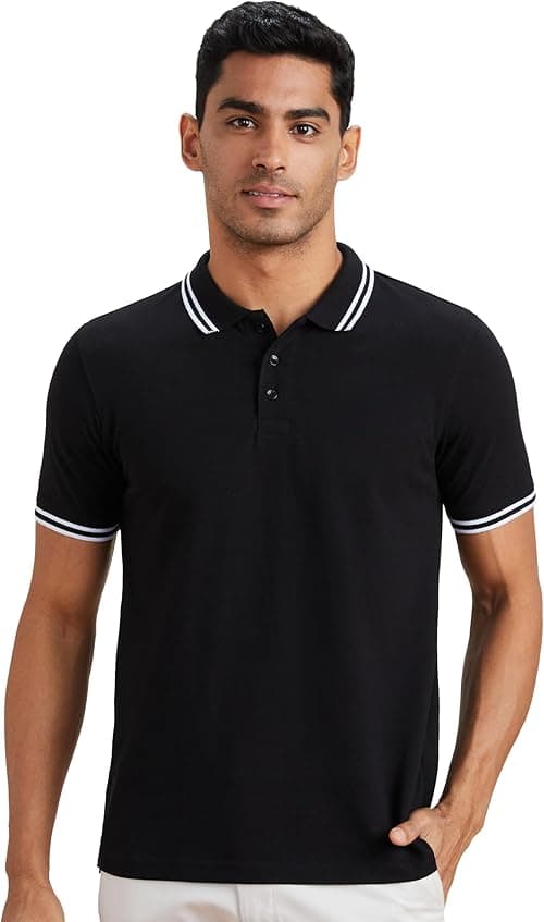 Amazon Brand - Symbol Men's Solid Regular Fit Polo (CT-Single) on Amazon.ae - Price Tracker