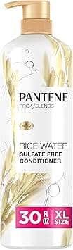 Pantene Conditioner, with Rice Water, Protects Natural Hair Growth, Volumizing, for Women, Nutrient Infused with Vitamin B5, Pro-V Blends, 30.0 oz on Amazon.ae - Price Tracker