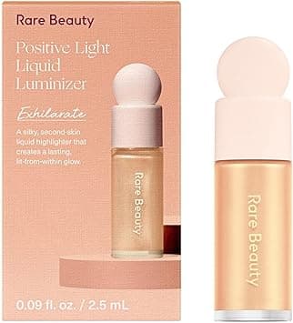 Rare Beauty Positive Light Liquid Luminizer Mini, Tono Exhilarate - Long Lasting Liquid Highlighter, Radiant and Natural Finish - 3ml on Amazon.ae - Price Tracker