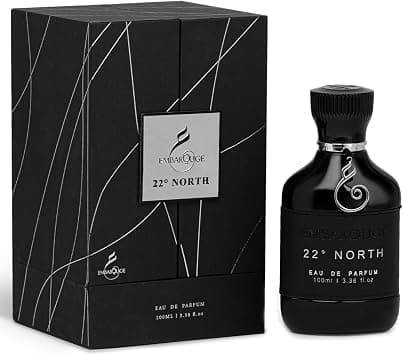 Embarouge 22° North Eau De Parfum | Long Lasting Luxury Perfume for Men & Women | Inspired by French Perfumery | 100ml على Amazon.ae - متتبع الأسعار
