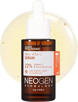 DERMALOGY by NEOGEN Real Vita C Serum 1.12 oz (32g) - Brightening, Hydrating Facial Serum with 22% Vitamin C (Pure Ascorbic Acid), Vitamin E, Vitamin B5 and Niacinamide - Korean Skin Care - Amazon.sa Price Tracker