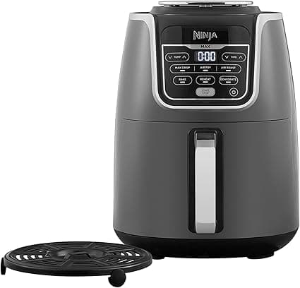 Ninja Air Fryer Max Xl, Max Crisp, Air Roast, Bake, Reheat, Dehydrate, 5.2 Liters, 1750 Watts, Grey and Black, AF160ME, 2 Years Warranty on Amazon.ae - Price Tracker