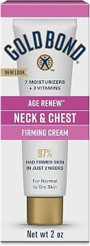 Gold Bond Ultimate Neck & Chest Firming Cream 2 Ounce Moisturizing Lotion With Salicylic Acid, Lasting Hydration, Helps Firm Neck and Chest Skin and Prevent Signs of Premature Aging on Amazon.ae - Price Tracker