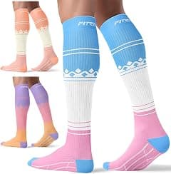 FITRELL 3 Pairs Compression Socks for Women and Men 20-30mmHg-Circulation Support Socks - Amazon.sa Price Tracker