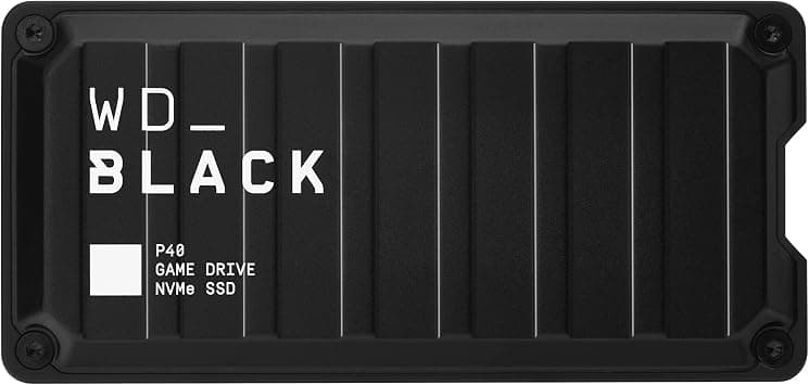 SanDisk WD_BLACK 2TB P40 Game Drive SSD,USB C - 3.2 Gen 2,200MB/s read,1,950MB/s write,supports Playstation 5 , 4 Pro,Xbox One,Xbox series,Windows,MacOS - WDBAWY0020BBK-WESN on Amazon.ae - Price Tracker