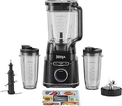 Ninja 2-in-1 Detect Power Blender Pro & Single Serve, 1200W Blender With Jug, & 2x Single Serve Cups, Blend Smoothies, Chop Vegetables & Mix Frozen Drinks, Black, TB301ME, 2 Years Warranty on Amazon.ae - Price Tracker