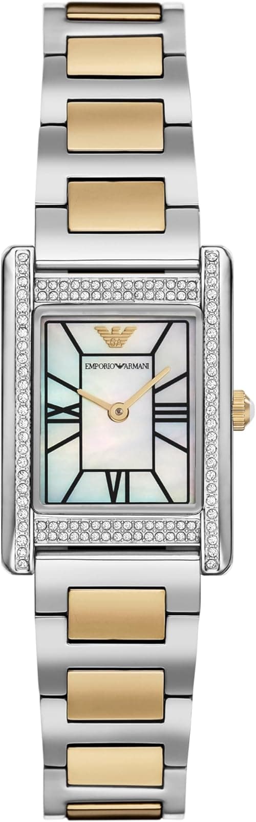 Emporio Armani Two-Hand Rectangular Women's Watch; Dress Watch for Women on Amazon.ae - Price Tracker