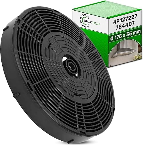 ONIX TECH Carbon Filter for Cooker Hood D175 Diameter 17.5 cm with Original Code 784407 for Gorenje على Amazon.ae - متتبع الأسعار