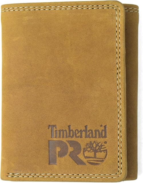 Timberland PRO mens Leather RFID Trifold Wallet With ID Window Wallet on Amazon.ae - Price Tracker