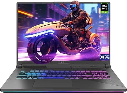 ASUS ROG Strix G18 Gaming Laptop, AMD Ryzen 9-9955HX, 32GB DDR5 RAM, 2TB PCIe SSD, 18" 2.5K (2560 x 1600) 240Hz Display, Nvidia G-Force RTX 5070, 4-Zone RGB Keyboard, W11 on Amazon.ae - Price Tracker