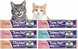 SKY-TOUCH 6Pcs Wet Cat Treats : Lickable Cat Food Wet Squeeze Up Interactive Cat Snack Strips with 3 Flavors (Tuna&Fish Roe, Chicken&Yolk, Salmon&Fish Roe, 16g Each) for All Cats (6Pack 96g) - Amazon.ae Price Tracker