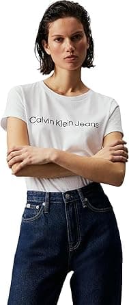 Calvin Klein Jeans Women T-Shirts Casual on Amazon.ae - Price Tracker