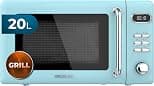 Cecotec Digital Microwave with Grill of 20 L Proclean 5110 Retro Blue. 700 W in 5 levels, Timer up to 60 minutes, 8 Programs and Defrost, Vintage Design in Blue - Amazon.ae Price Tracker