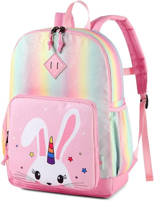VASCHY Girls' Backpack, Children's Backpack, Kindergarten Backpack, Elementary School Backpack with Chest Strap, Lightweight Girl Gift 2-8 Years Travel/Camping Backpack | Cute on Amazon.ae - Price Tracker