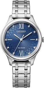 CITIZEN Women's Analogue Eco-Drive Watch with Stainless Steel Strap EM0500-73L - Amazon.ae Price Tracker