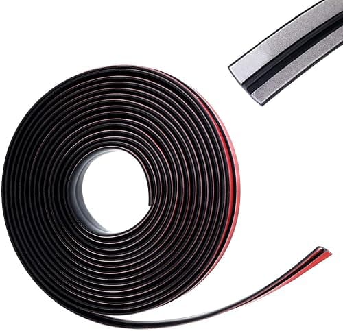 ELECDON Car Sealing Strip of Windshield Weather Rubber Sealing Car Front Windshield Strip T Shape Sealing Strip Automotive Door Sealing Strip for Car Truck Door Window Decor (14MM-16FT) on Amazon.ae - Price Tracker