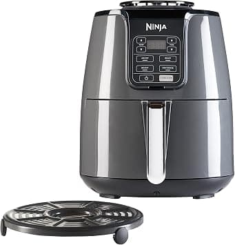 Ninja Air Fryer with 4 Cooking Functions, Air Fry, Roast, Reheat, Dehydrate, 3.8L, 1550 Watts, Grey And Black, AF100ME , 2 Years Warranty - Amazon.sa Price Tracker