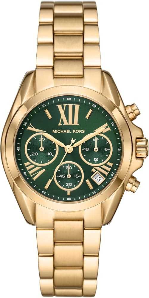 Michael Kors Bradshaw Women's Watch, Stainless Steel Chronograph Watch for Women with Steel or Leather Band on Amazon.ae - Price Tracker